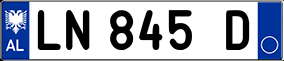 Truck License Plate